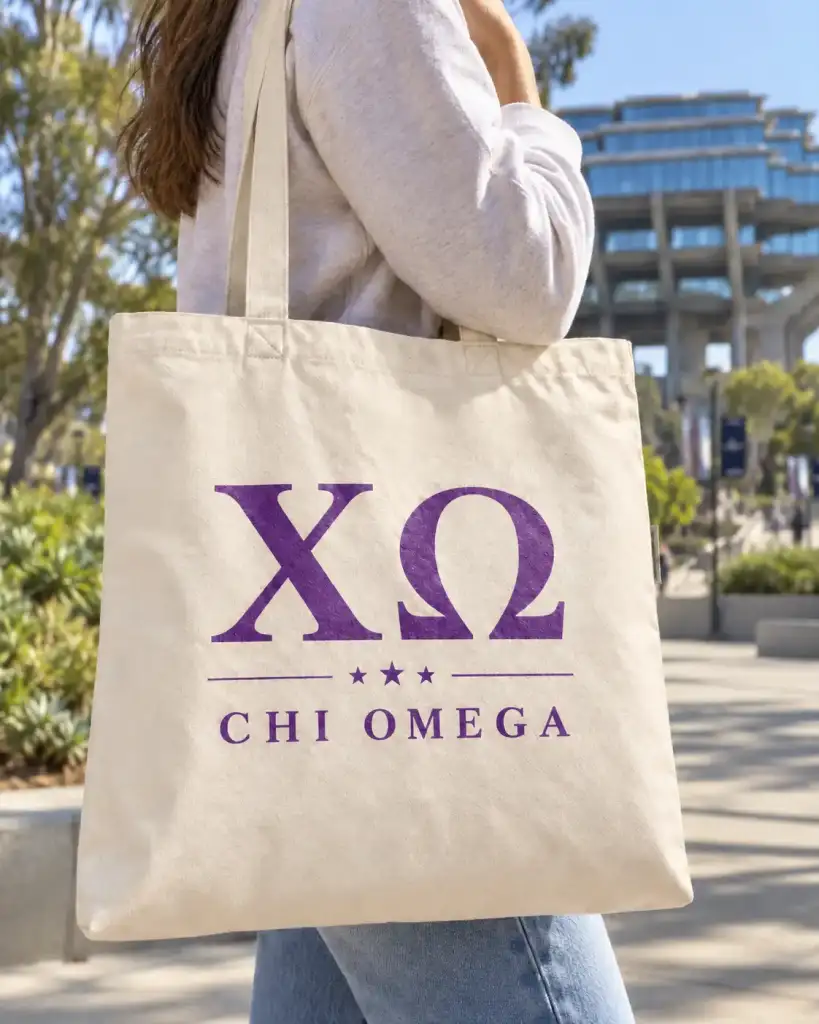 Chi Omega Tote