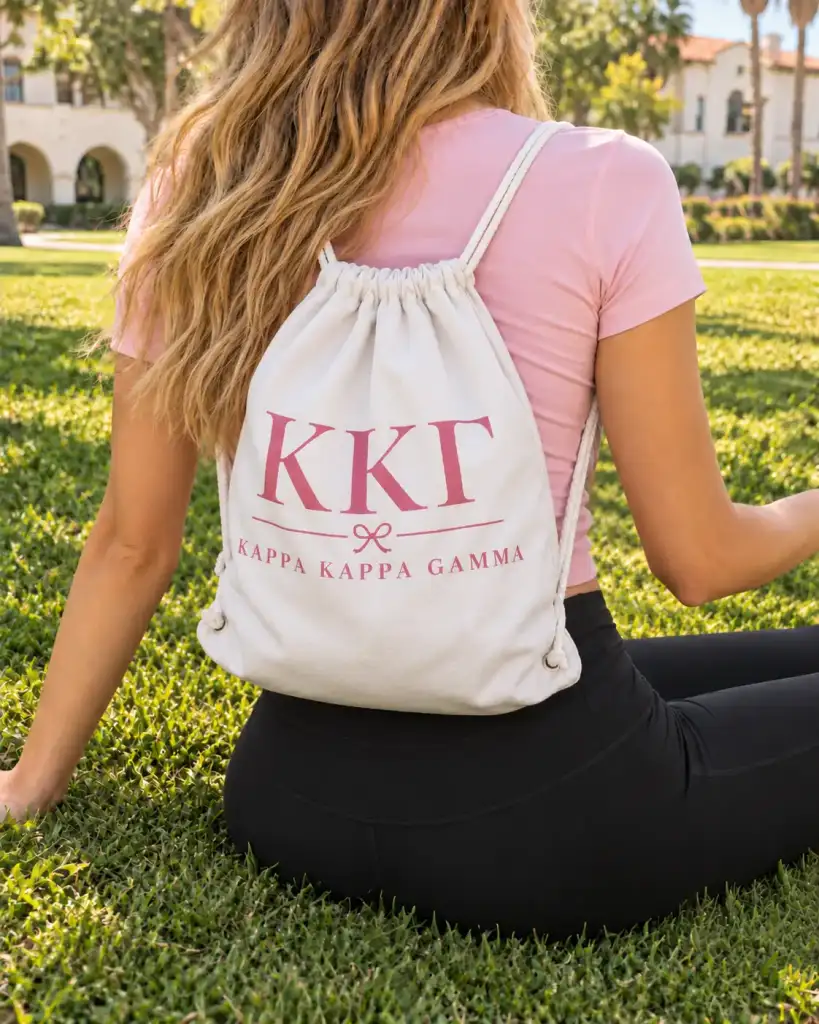 Kappa Kappa Gamma Drawstring Bag